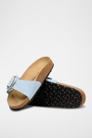 Mules en cuir - Bleu clair