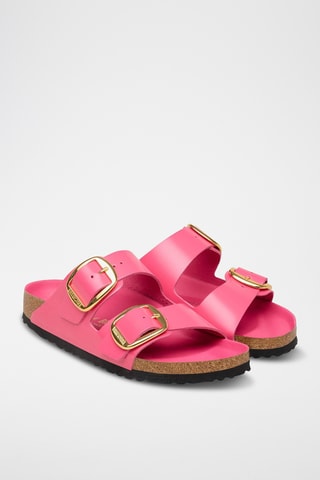 Mules en cuir - Rose