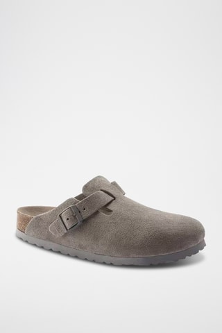 Sabots en velours - Gris