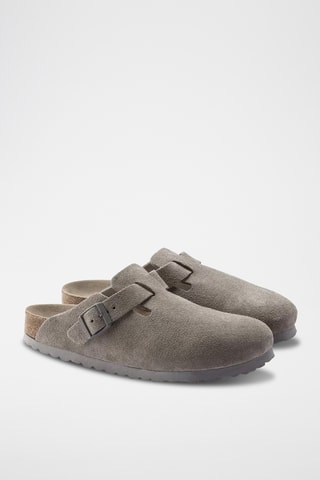 Sabots en velours - Gris
