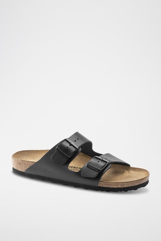 Mules en cuir - Noir