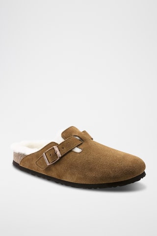 Sabots en nubuck - Marron