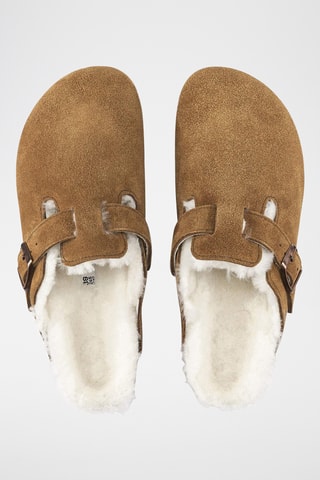 Sabots en nubuck - Marron