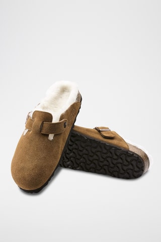 Sabots en nubuck - Marron