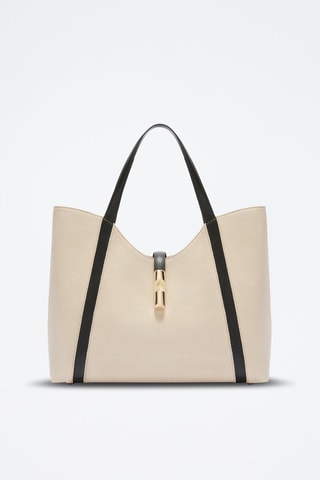 Sac porté épaule Goccia - Taille XL - Beige