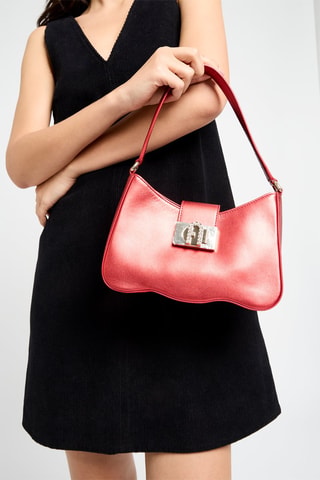 Sac porté épaule en cuir 1927- Rouge