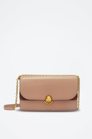 Sac bandoulière en cuir - Vieux rose