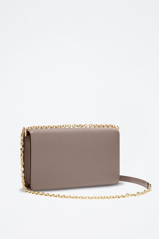 Sac bandoulière en cuir - Mauve