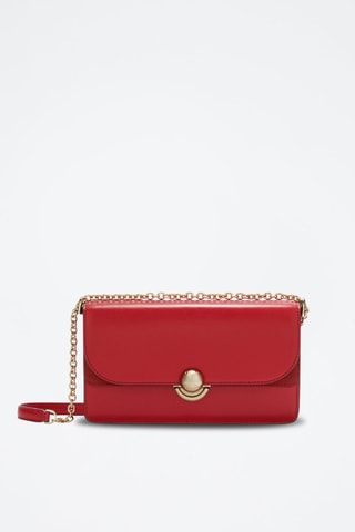 Sac bandoulière en cuir Sfera - Taille S - Rouge