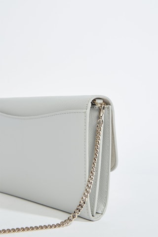 Sac bandoulière en cuir Circe - Gris clair