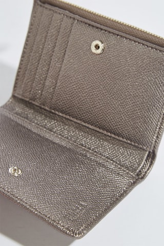 Portefeuille en cuir Classic - Doré