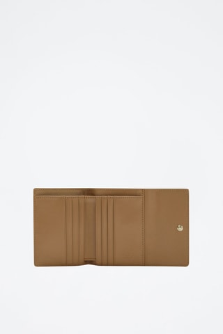 Portefeuille en cuir Goccia - Taille M - Marron