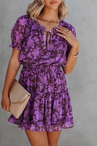 Robe courte - Violet