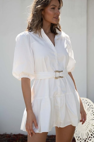 Robe chemise - Blanc