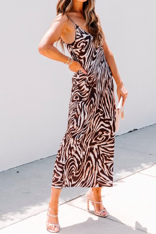Robe longue - Marron