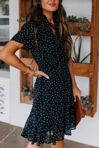 Robe patineuse - Noir et blanc