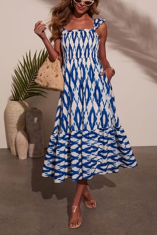 Robe - Blanc et bleu