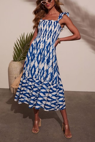 Robe - Blanc et bleu