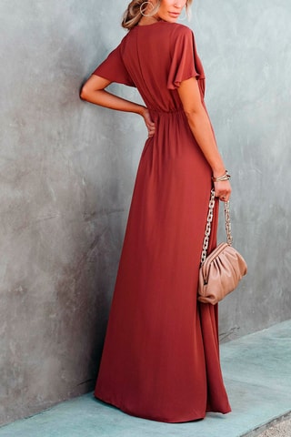 Robe longue - Marron