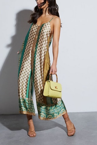 Combinaison - Beige, marron et vert