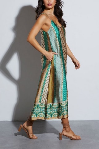 Combinaison - Beige, marron et vert