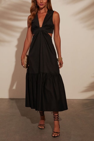 Robe midi - Noir