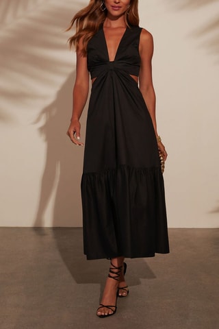 Robe midi - Noir