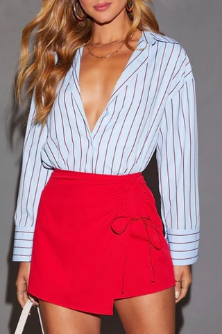 Jupe-short - Rouge