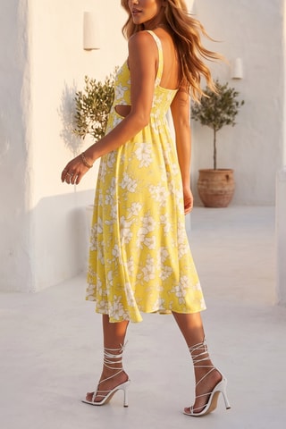Robe patineuse - Jaune