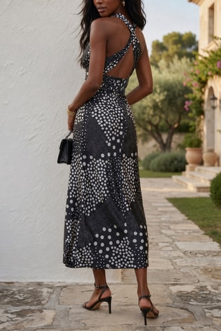 Robe midi - Blanc
