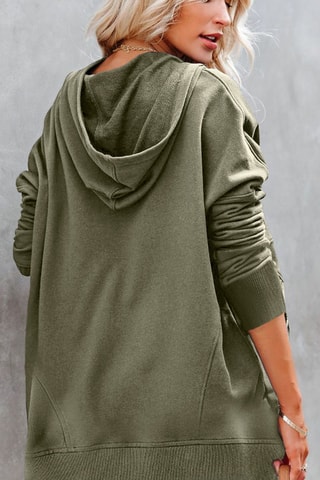Sweat à capuche - Kaki