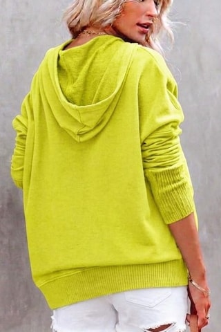 Sweat à capuche - Jaune