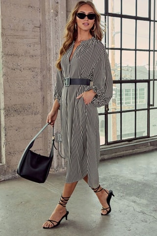 Robe midi - Noir