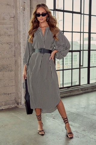Robe midi - Noir