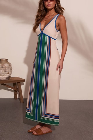 Robe longue - Bleu