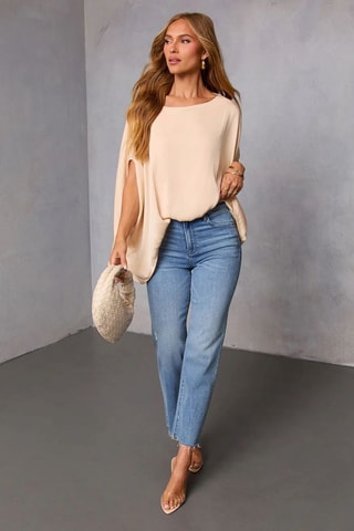 Blouse oversize - Beige
