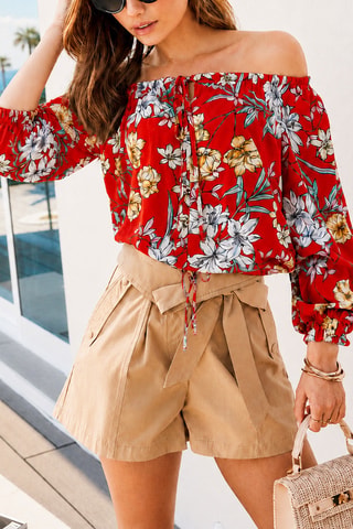 Blouse - Rouge