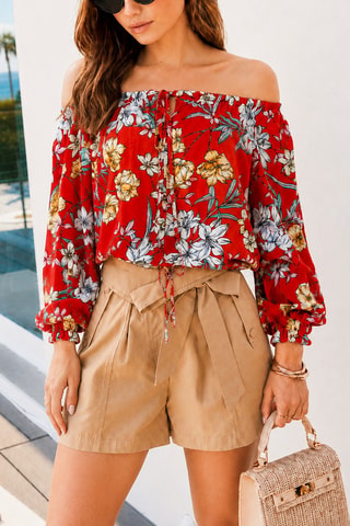Blouse - Rouge