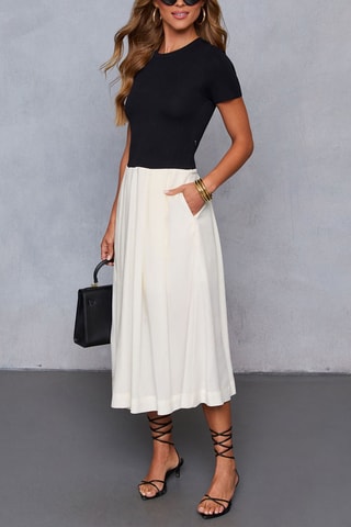 Robe trompe-l’œil - Blanc