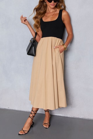 Robe midi - Noir