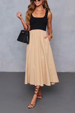 Robe midi - Noir