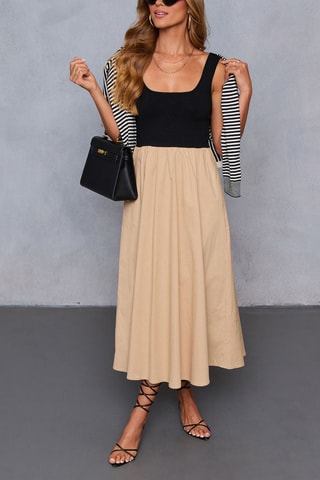 Robe midi - Noir