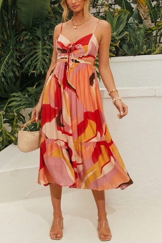 Robe patineuse - Multicolore