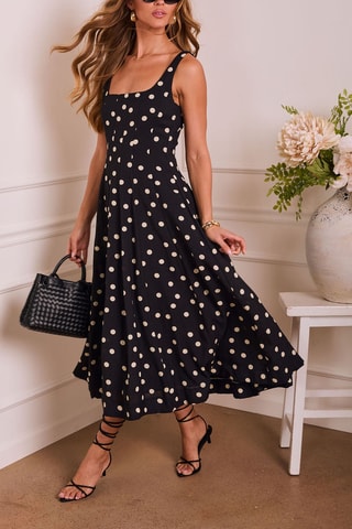 Robe midi - Noir