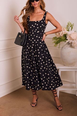 Robe midi - Noir