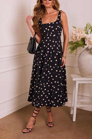 Robe midi - Noir