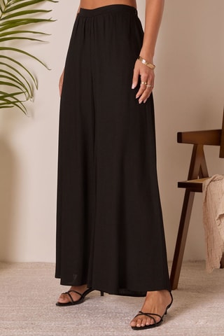 Pantalon taille haute - Noir