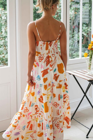 Robe longue - Écru