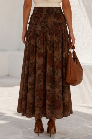 Jupe longue - Marron