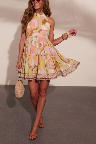 Robe patineuse - Multicolore
